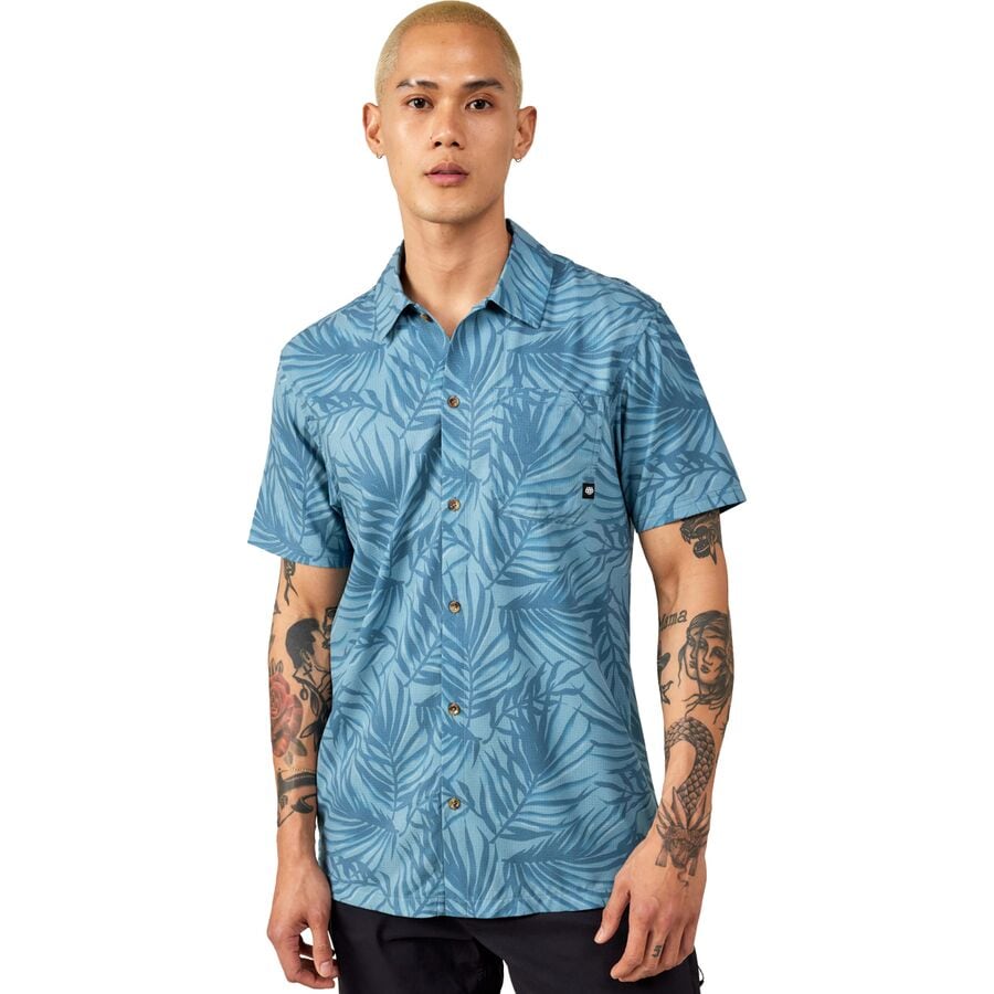 686 Nomad Perforated Button-Up Short-Sleeve Shirt - Men's - Clothing