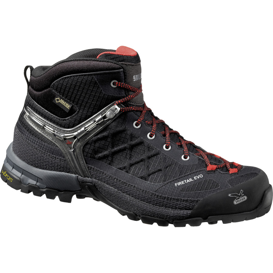 Salewa Firetail MS Hiking Approach Shoes Black Mangold Vibram Mens 12 63012-0907 Salewa Firetail 3 Review | Tested & Rated main image 2