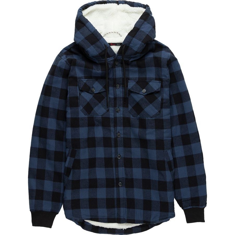 Stoic Sherpa Lined Hooded Shirt Jacket - Men's