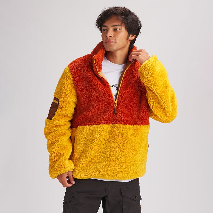 Yellow sherpa pullover outlet