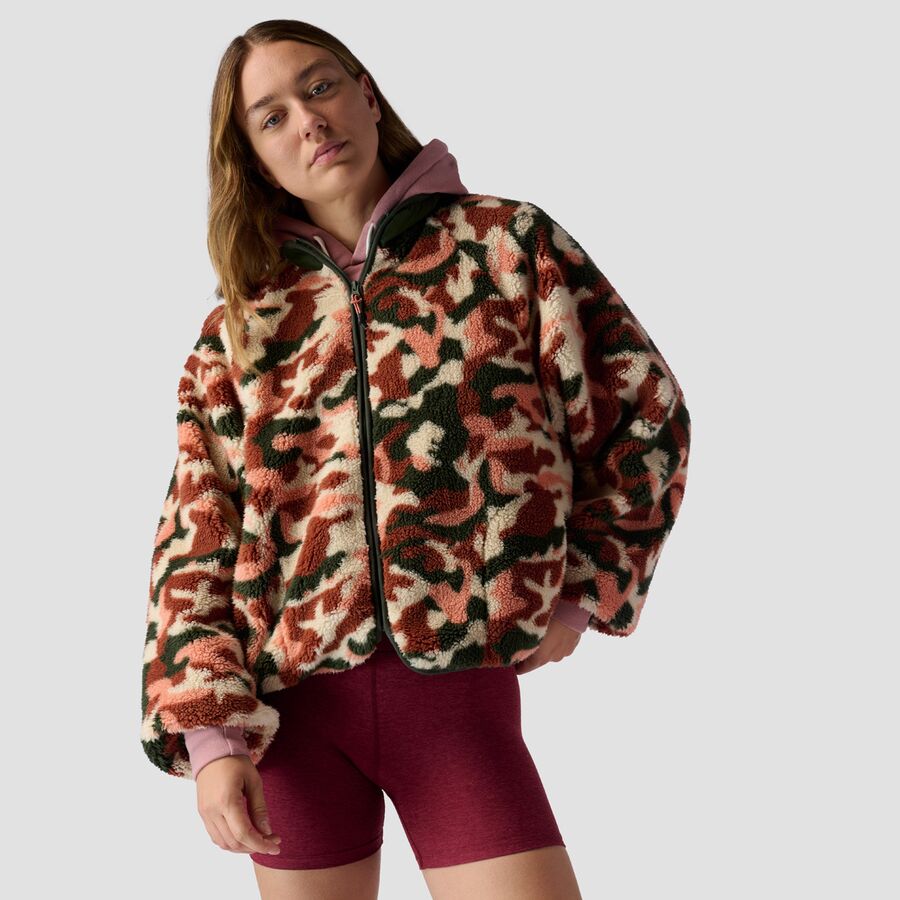 Louis Vuitton Monogram Camo Fleece Blouson Multico. Size Xs