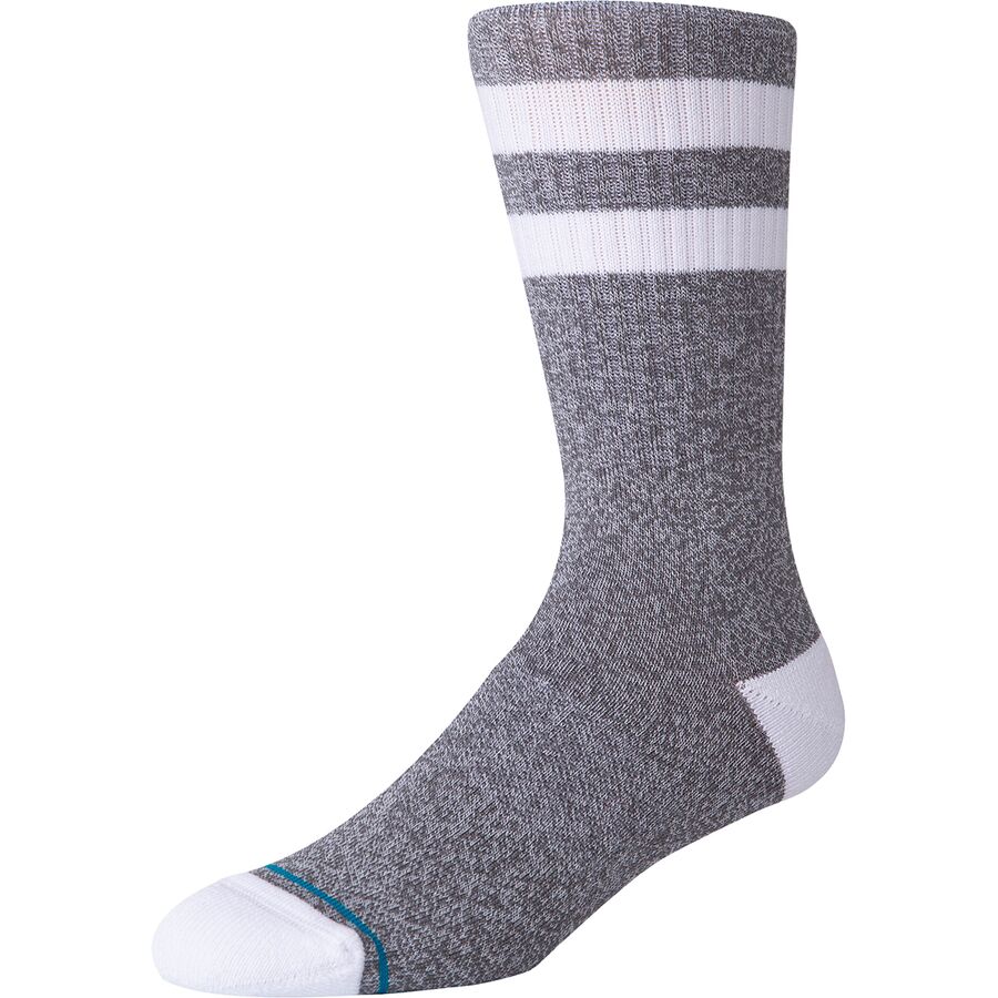 Mens 1 Pair Stance Joven Striped Top Plain Cotton Socks