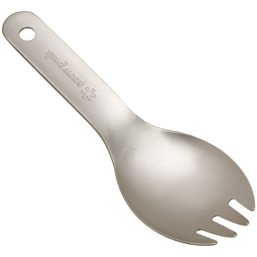 NEW - SNOW PEAK SNOWPEAK TITANIUM SPORK SPOON FORK SC-T004 - MADE IN