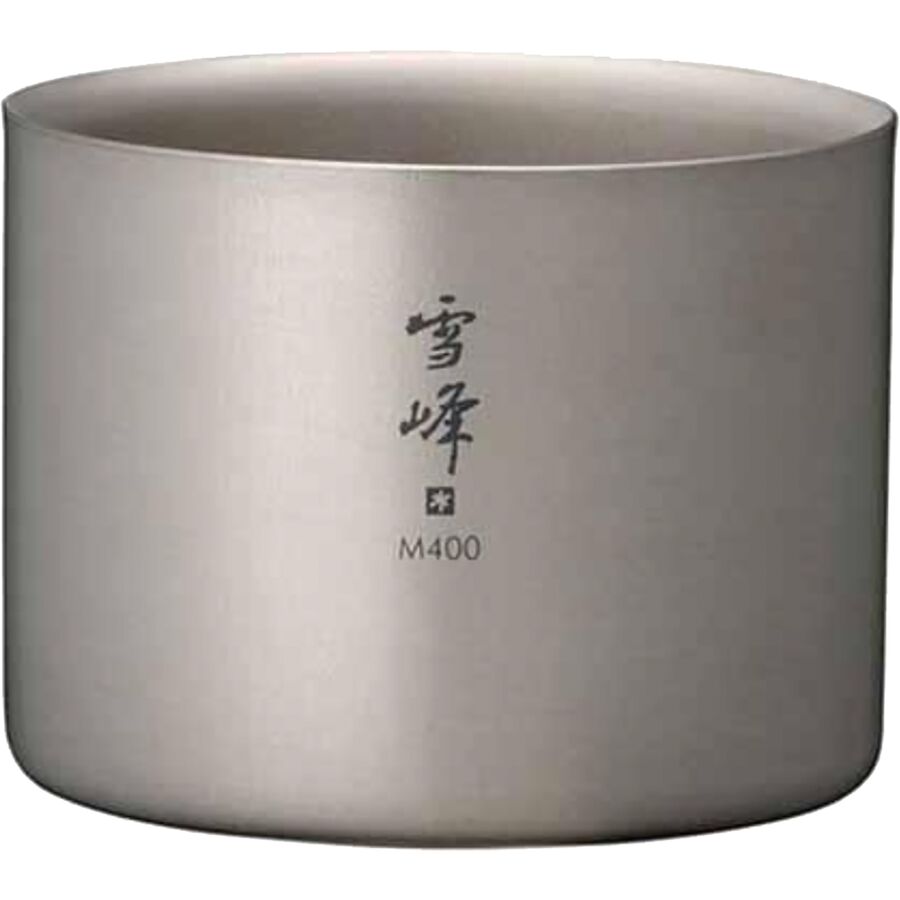 Snow Peak Ti-Double M400 Stacking Mug - Hike & Camp