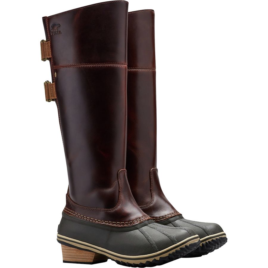 sorel slimpack riding boot british tan