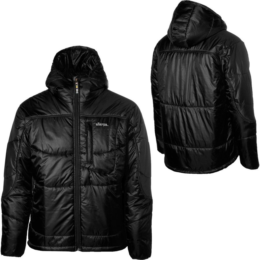 Sherpa Adventure Gear シェルパアドベンチャーギア プリマロフトフーディ―JKT 赤×黒 表M Sherpa Adventure Gear Raajen Primaloft Hooded Jacket - Men's