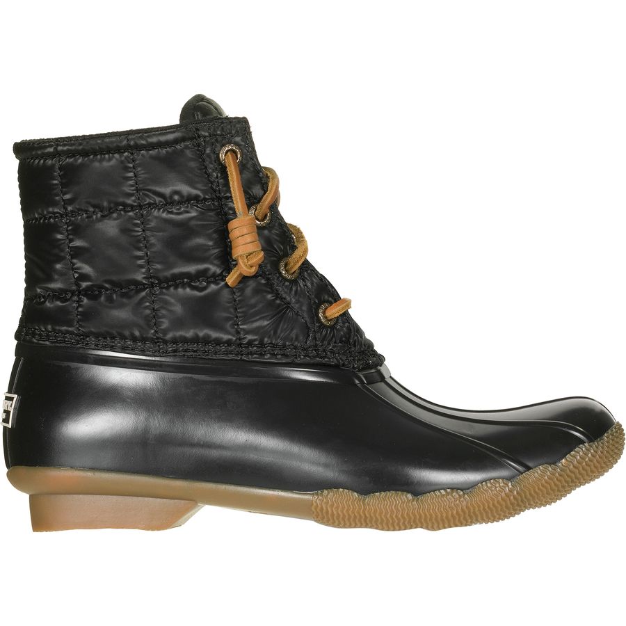 Sperry saltwater shiny quilted waterproof boot outlet