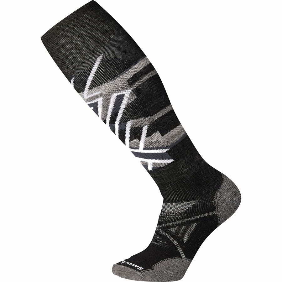 smartwool women's phd ski medium pattern socks