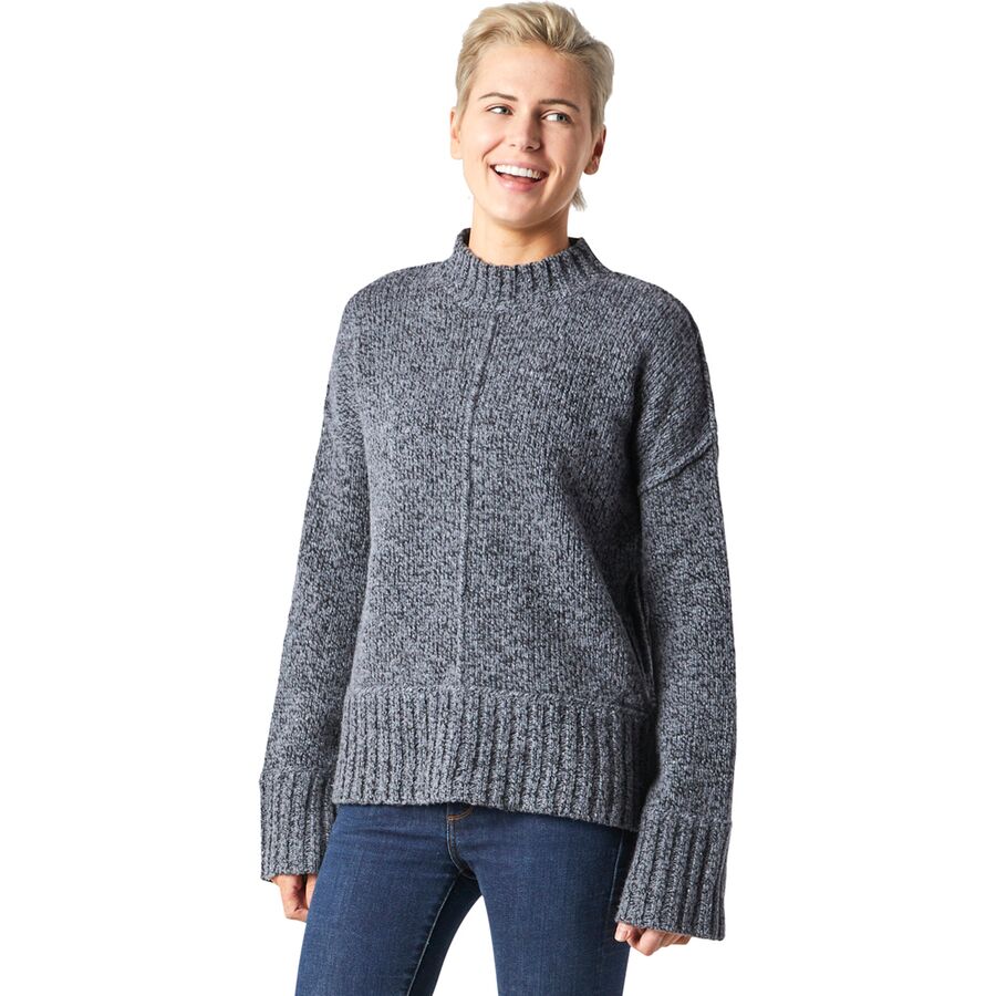 point sur button back sweater