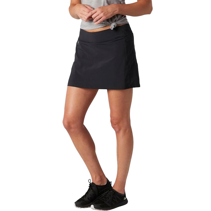 Medium Smartwool Womens Sport Travel Skirt Regular Fit Black 