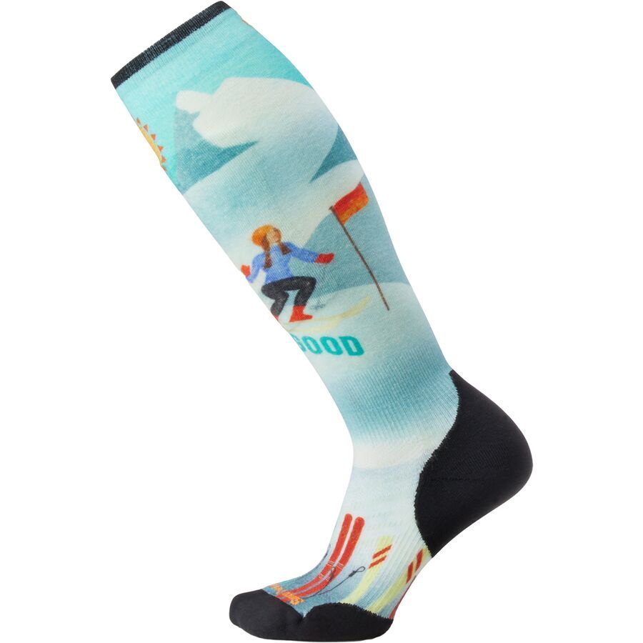 SmartWool Snowboard Targeted Cushion Mountain Sunrise OTC Sokken - 001
