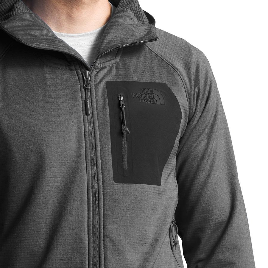 the north face men's borod hooded fleece jacket