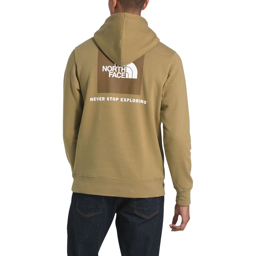 north face red box hoodie mens