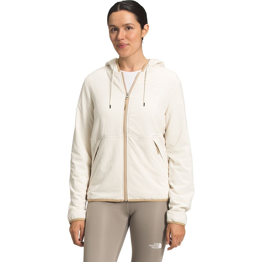 white sweatshirt jacket womens