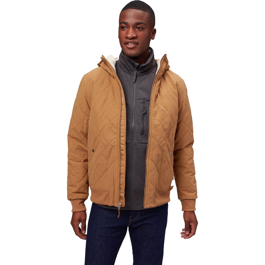 The North Face Men's Cuchillo Insulated Full-Zip Hoodie, XXL, Brown
