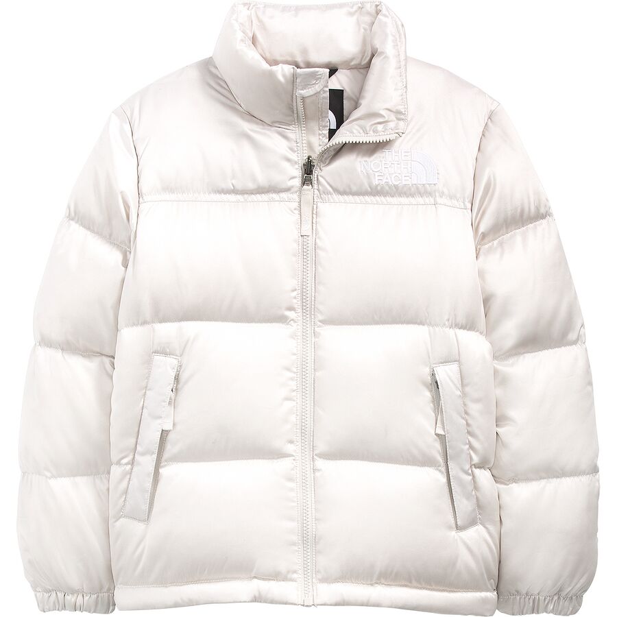 White puffer north face jacket store