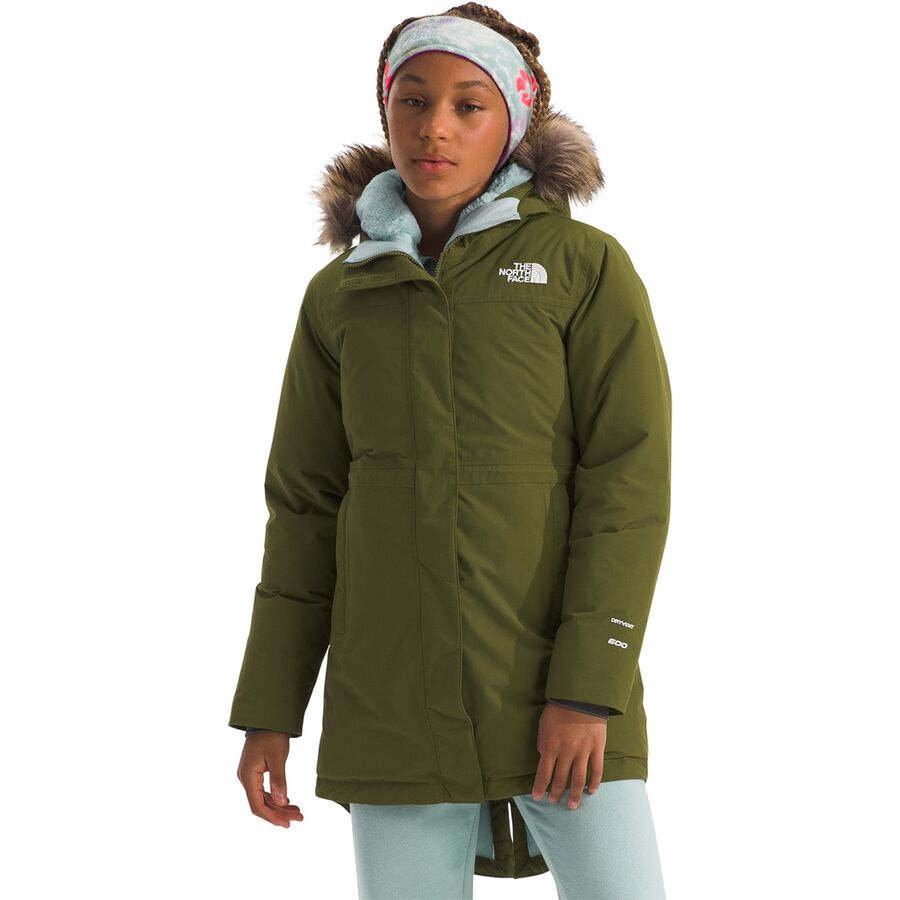 The North Face Arctic Parka Girls Forest Olive L
