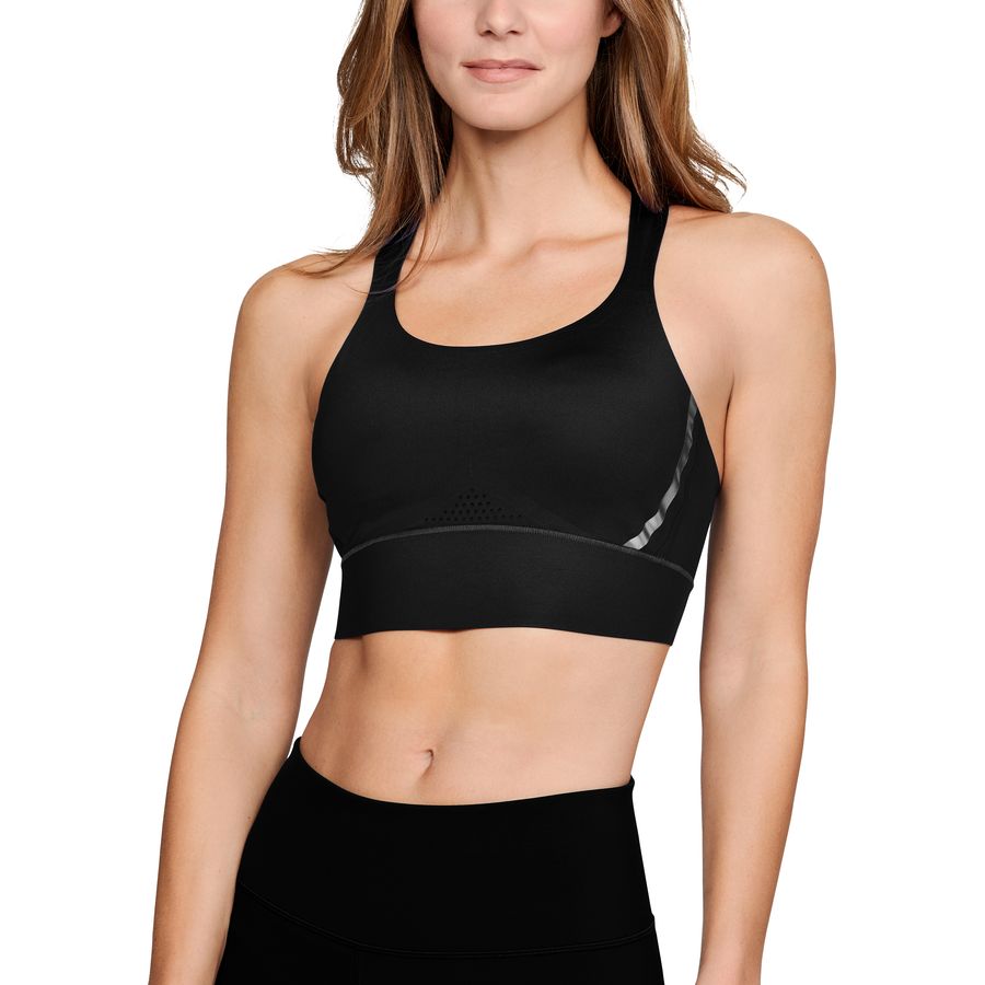 Under Armour Breathelux Perforated Mid Sports Bra Women s Clothing