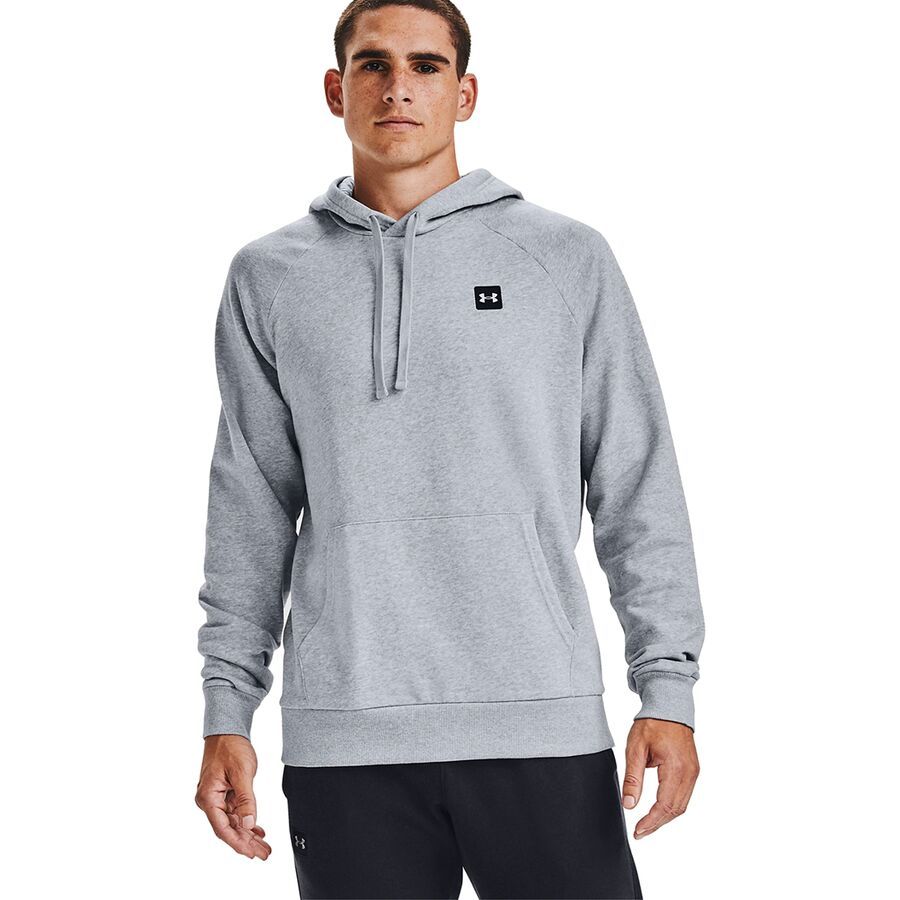 under armour rival hoodie grey