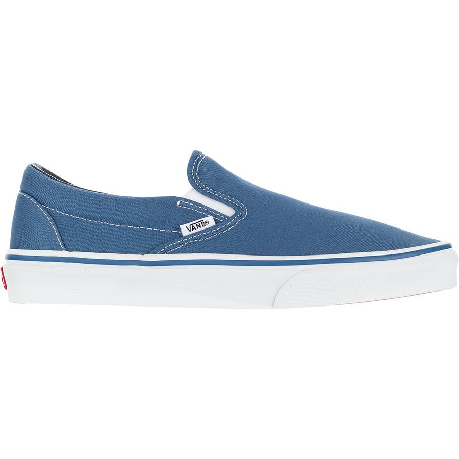 blue vans slip ons