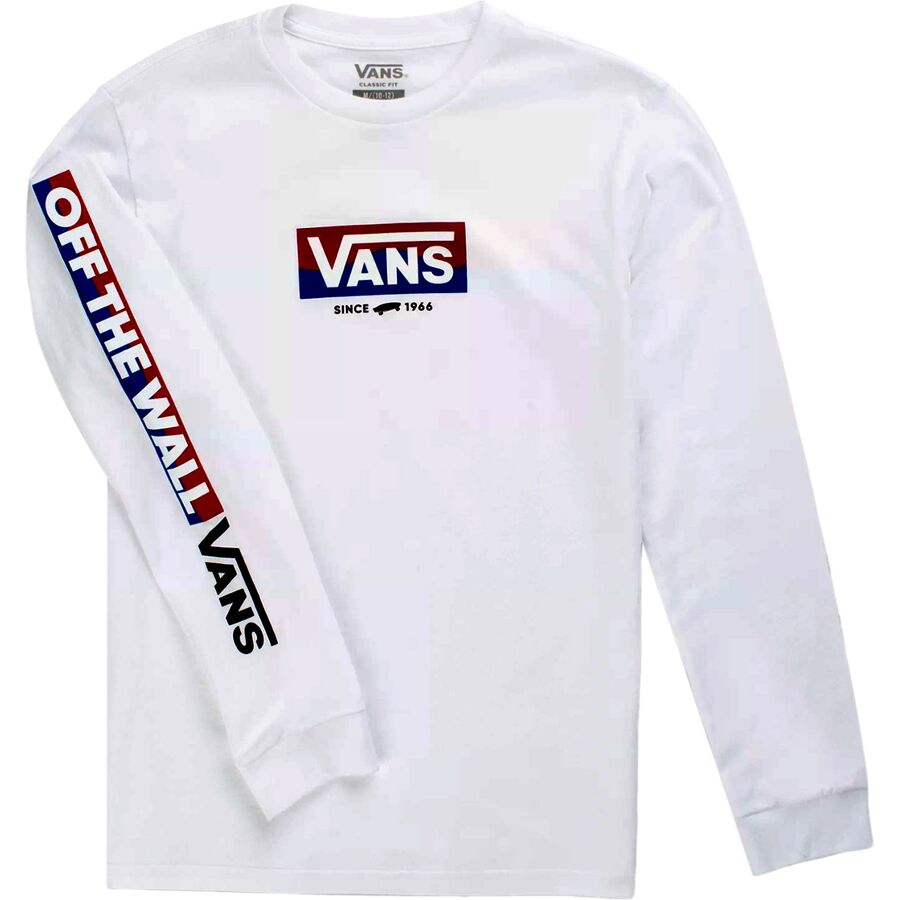 Long-Sleeve Boys\' Logo Easy Vans Kids - Shirt -