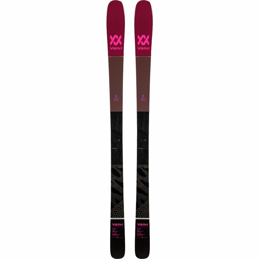 Völkl YUMI スキー板 パープル ピンク ビンディング付き Völkl YUMI スキー板 パープル ピンク ビンディング付き