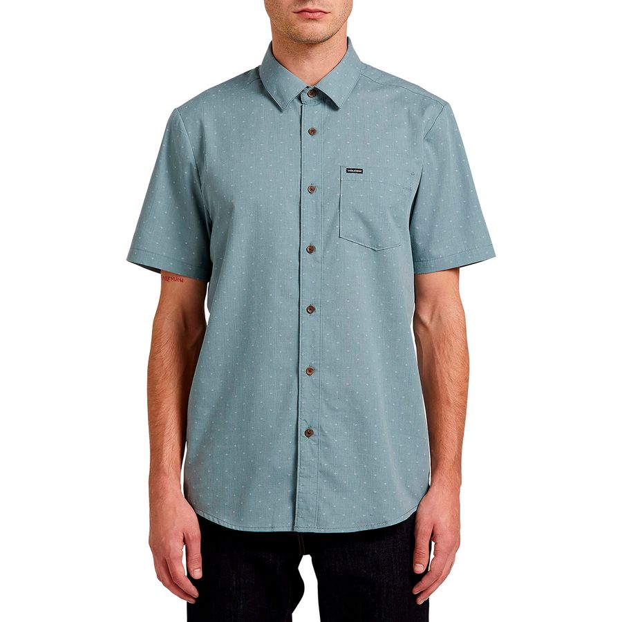 Volcom Stallcup Short Sleeve Button Down Shirt Men s Clothing