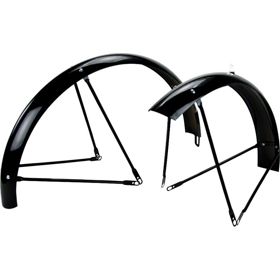(取寄) バルーン ブラック フェンダーズ Wald Balloon 962-26in Black Fenders Black Wald Balloon 962-26in Black Fenders - Bike