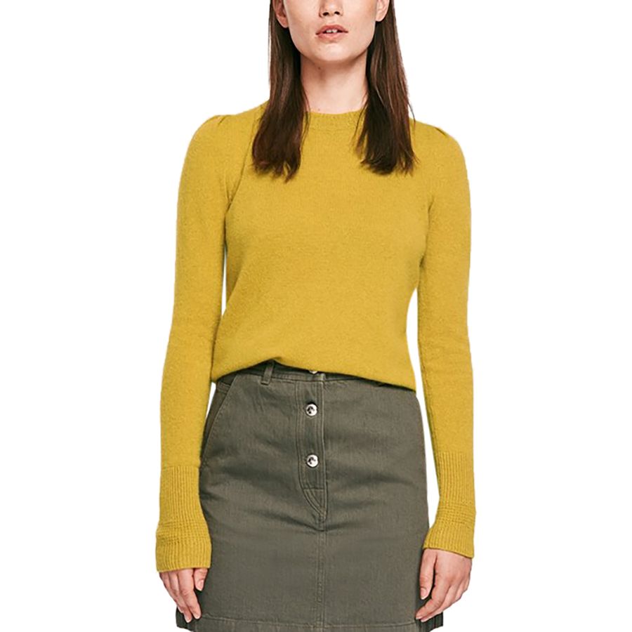 Warren Puff Shoulder Crewneck Sweater 