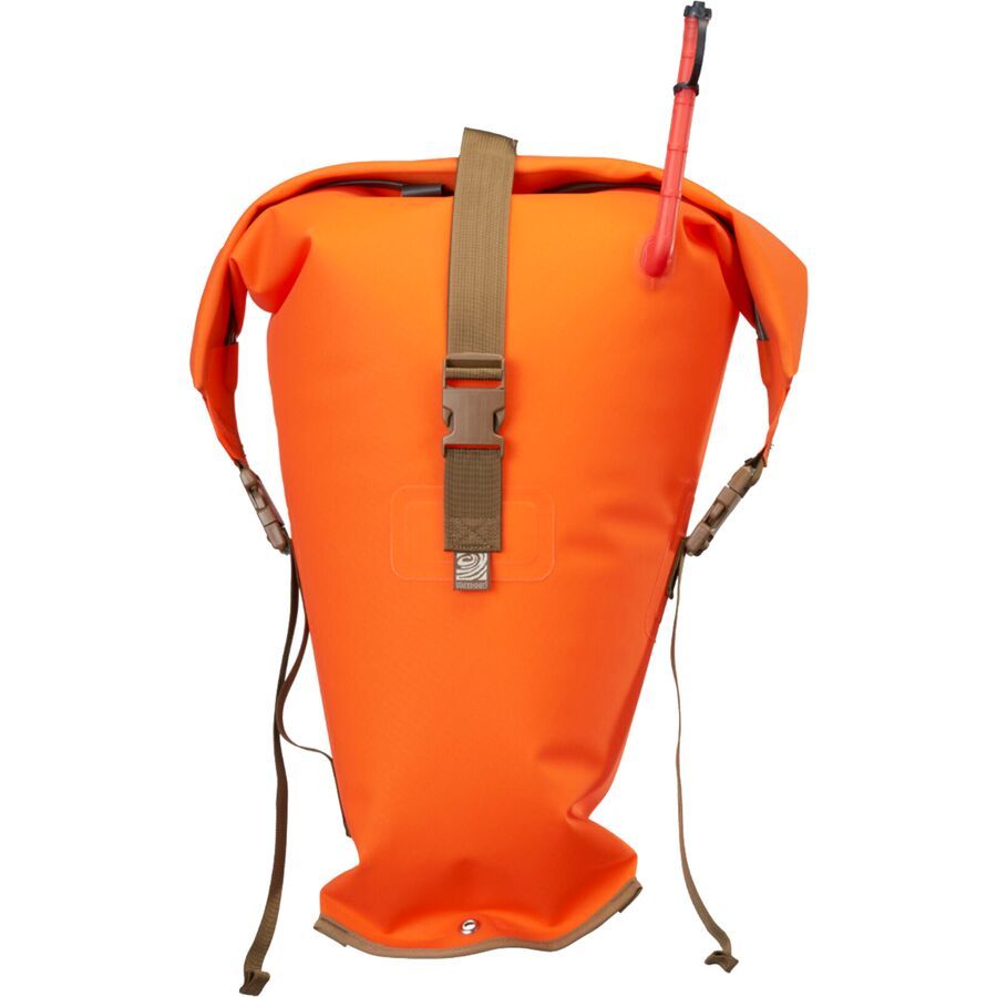 (取寄) ウォーターシェド サーモン 23L ドライ バッグ Watershed Salmon 23L Dry Bag Safety Orange Watershed Salmon 23L Dry Bag - Paddle