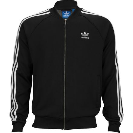 adidas gazelle silver green womens adidas Originals Men's Superstar Track Jacket, Size: Small, Blue main image 1