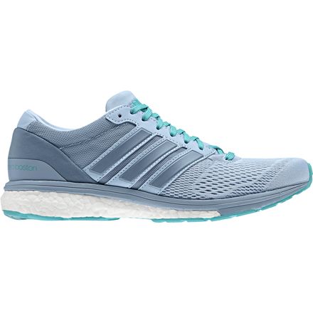 adidas gazelle silver green womens adidas Men's Adizero Boston 13 Running Shoes, Size 7, Black/White/Grey main image 1