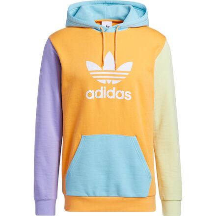 Adidas Blocked Trefoil Hoodie Men s Clothing