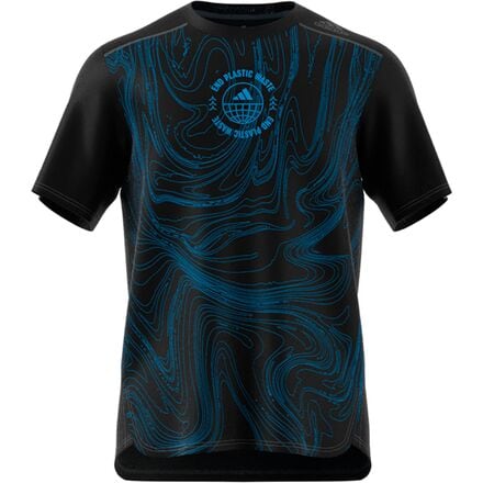 Adidas Designed 4 Running Run for the Oceans T-Shirt - Men's Clothing