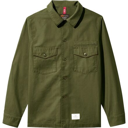 シークエル　FATIGUE SHIRT JACKET OLIVE Alpha Industries Fatigue Shirt Jacket - Men's - Clothing