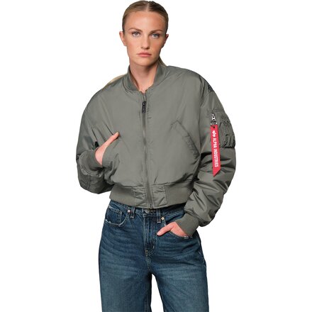 Alpha Industries MA-1 Cropped Flight Oxford Jacket - Women's