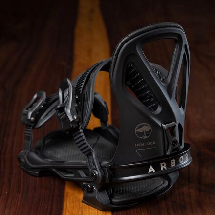 (取寄) アーバー ヘムロック スノーボード バインディング - 2023 Arbor Hemlock board Binding - 2023 Black Arbor Hemlock Snowboard Binding - 2023 - Snowboard