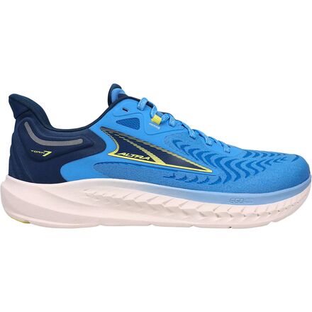 NEW ALTRA men\'s torin 7 running shoe in lime/blue Altra Men main image 4
