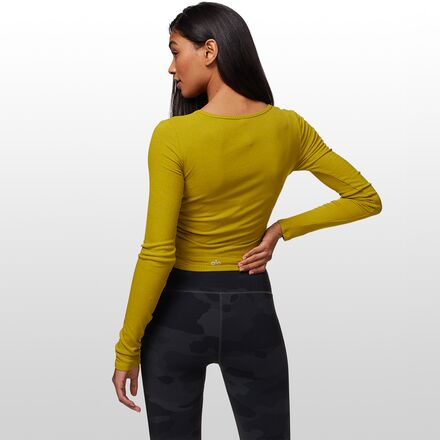 ALO YOGA Gather Long-Sleeve Top - Women's - Yoga