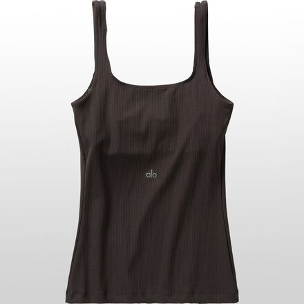ALO YOGA Ribbed Minimalist Tank Top - Women's - Clothing