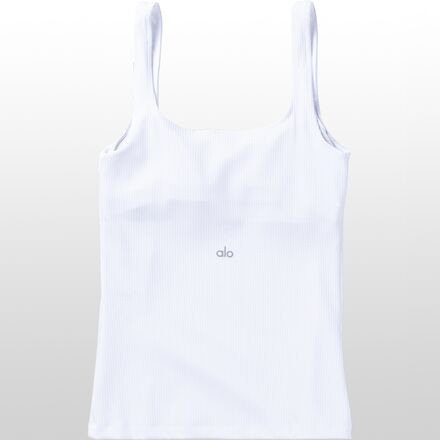 ALO YOGA Ribbed Minimalist Tank Top - Women's - Clothing
