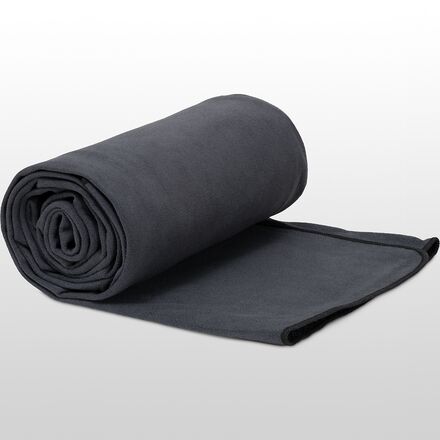 ヨガ alo mat towel Grounded No-Slip Towel - Black | ALO