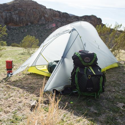 Big Agnes Fly Creek 2 Platinum Tent: 2-Person 3-Season - Hike & Camp