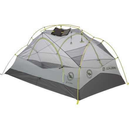 Big Agnes Krumholtz UL2 mtnGLO Tent with Goal Zero: 2-Person 3