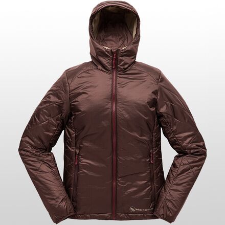 Agnese hooded leather discount jacket