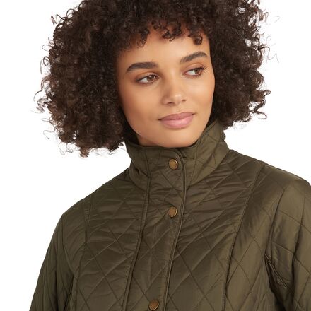 Barbour Flyweight Cavalry Quilted Jacket 10 Olive