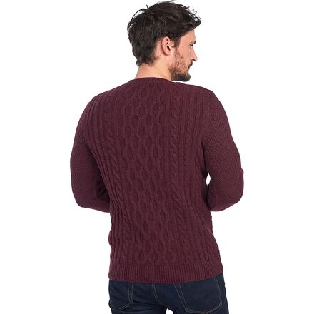 Barbour Chunky Cable Crew Sweater Men s Clothing
