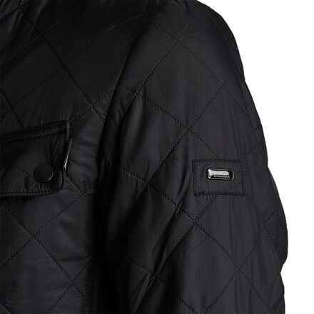 barbour international ariel quilted jacket black