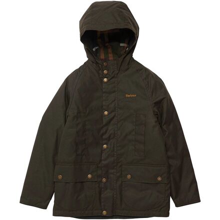 Barbour Hooded Beaufort Wax Jacket - Kids' - Kids