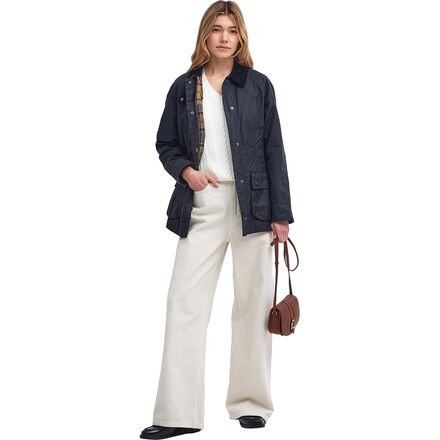 20AW バブアー Barbour BEADNELL WAX JACKET Barbour Women's Beadnell Waxed Jacket, Sage (US, Numeric, 10